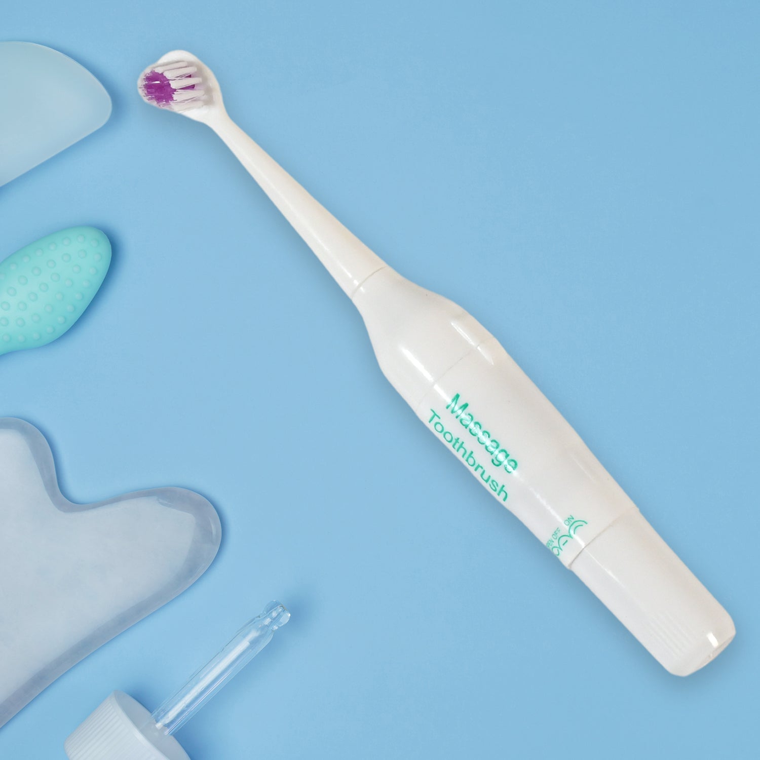 Electric Toothbrush For Adults And Teens Electric Toothbrush Battery Operated Deep Cleansing Toothbrush With Extra Brush Heads (Battery Not Included)