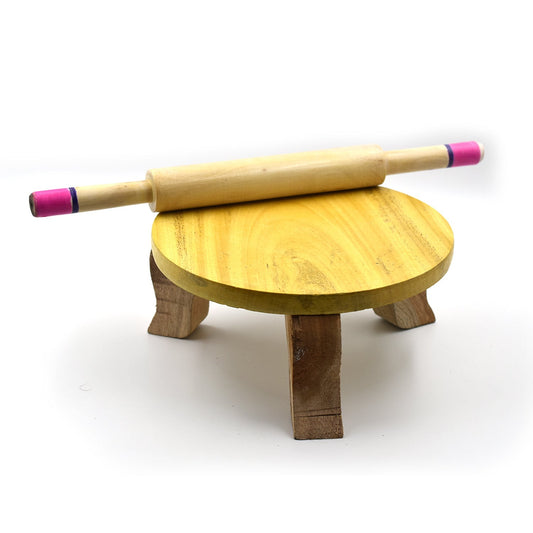 Wooden Butcut Patala Used For Home Purposes Including Making Rotis Etc.