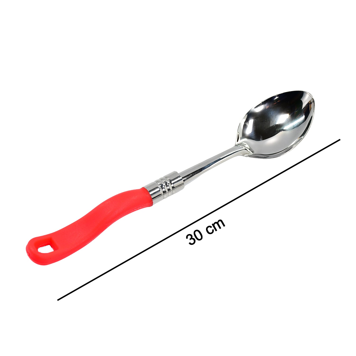 Stainless Steel Serving Spoon With Plastic Handle