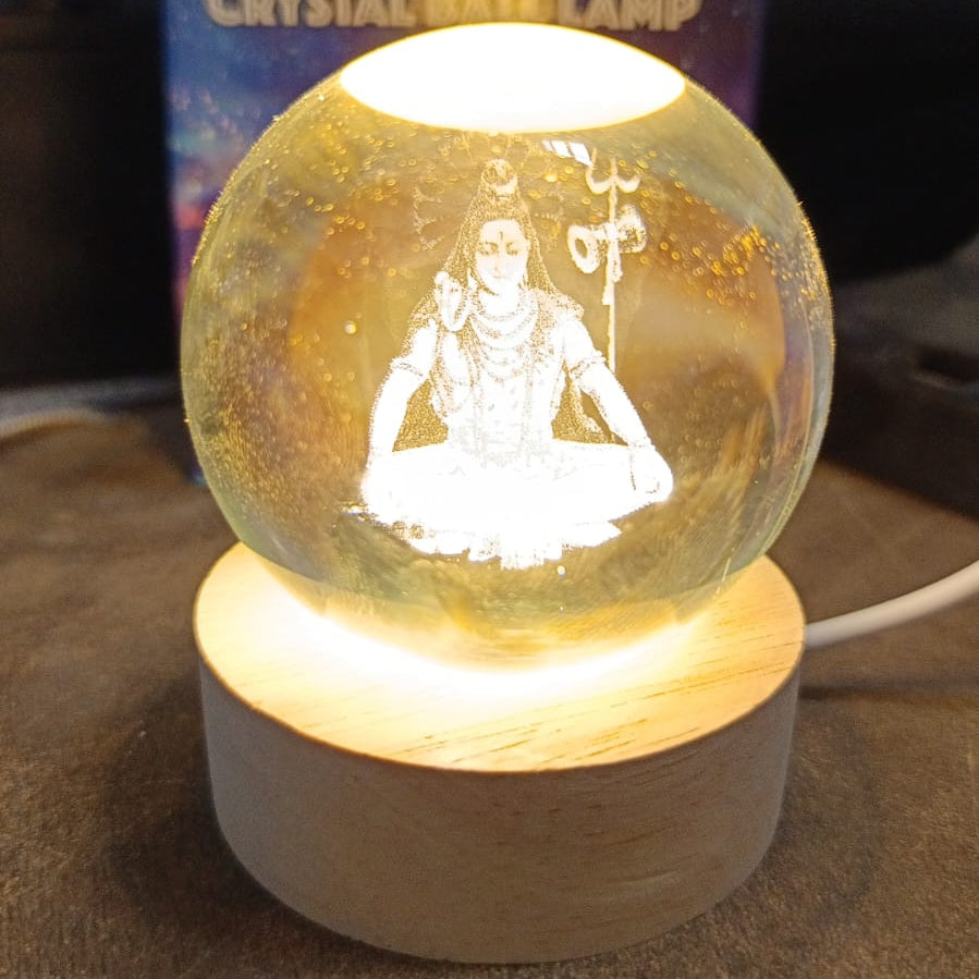 3d Crystal Ball Lamps For Bedroom 3d Lamps For Home Decoration 3d Crystal Ball Night Light Gifts For Women Gifts For Men Room Decor Items For Bedroom For Friend And Family(1 Pc)
