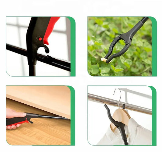 Extra Long Pickup Aid Trash Picker Upper Rotating Hand Heavy Duty Grip Arm - Reaching Assist For Litter Elderly Garden  Disabled Handicap Arm