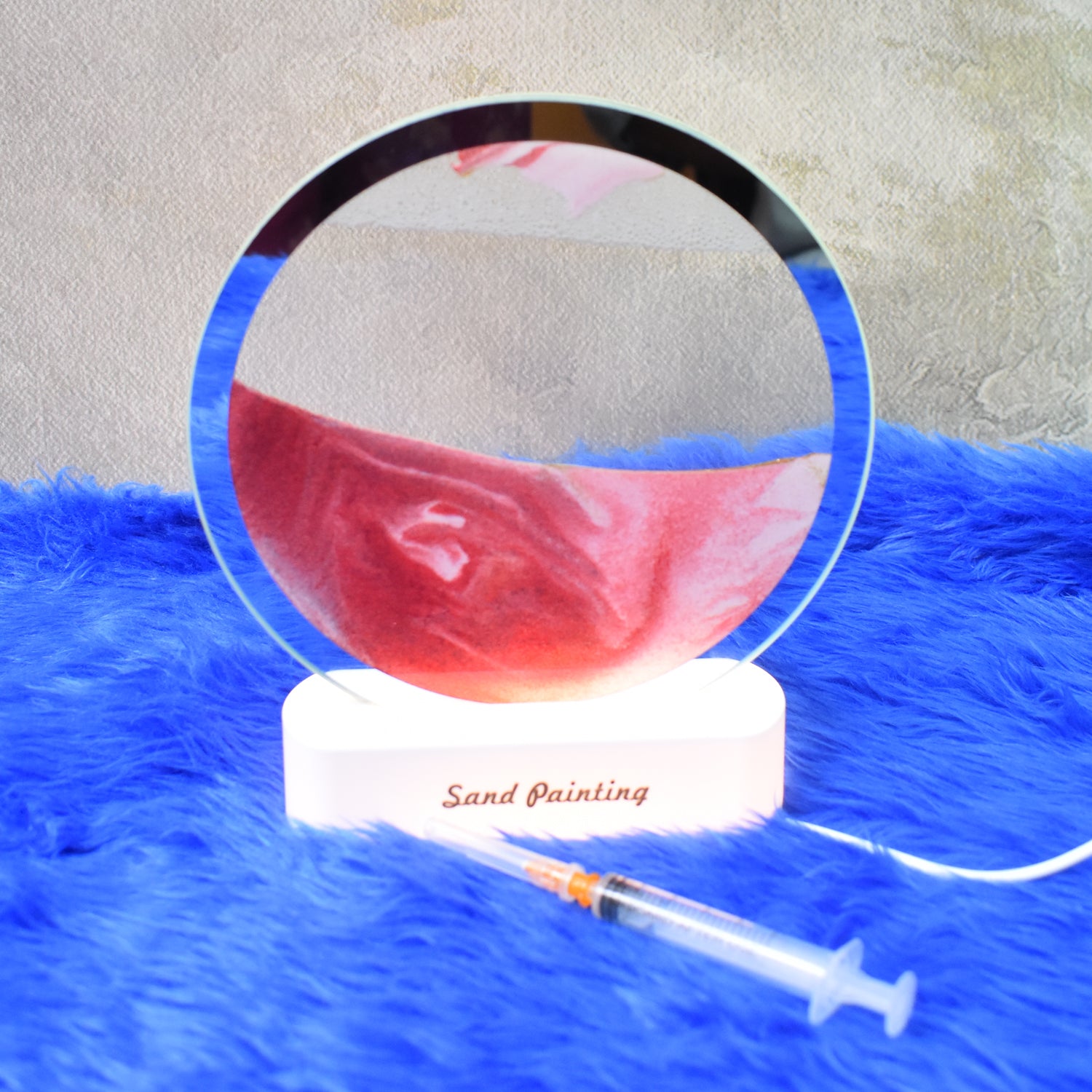 3d Liquid Motion Display With Led Light (1 Pc)