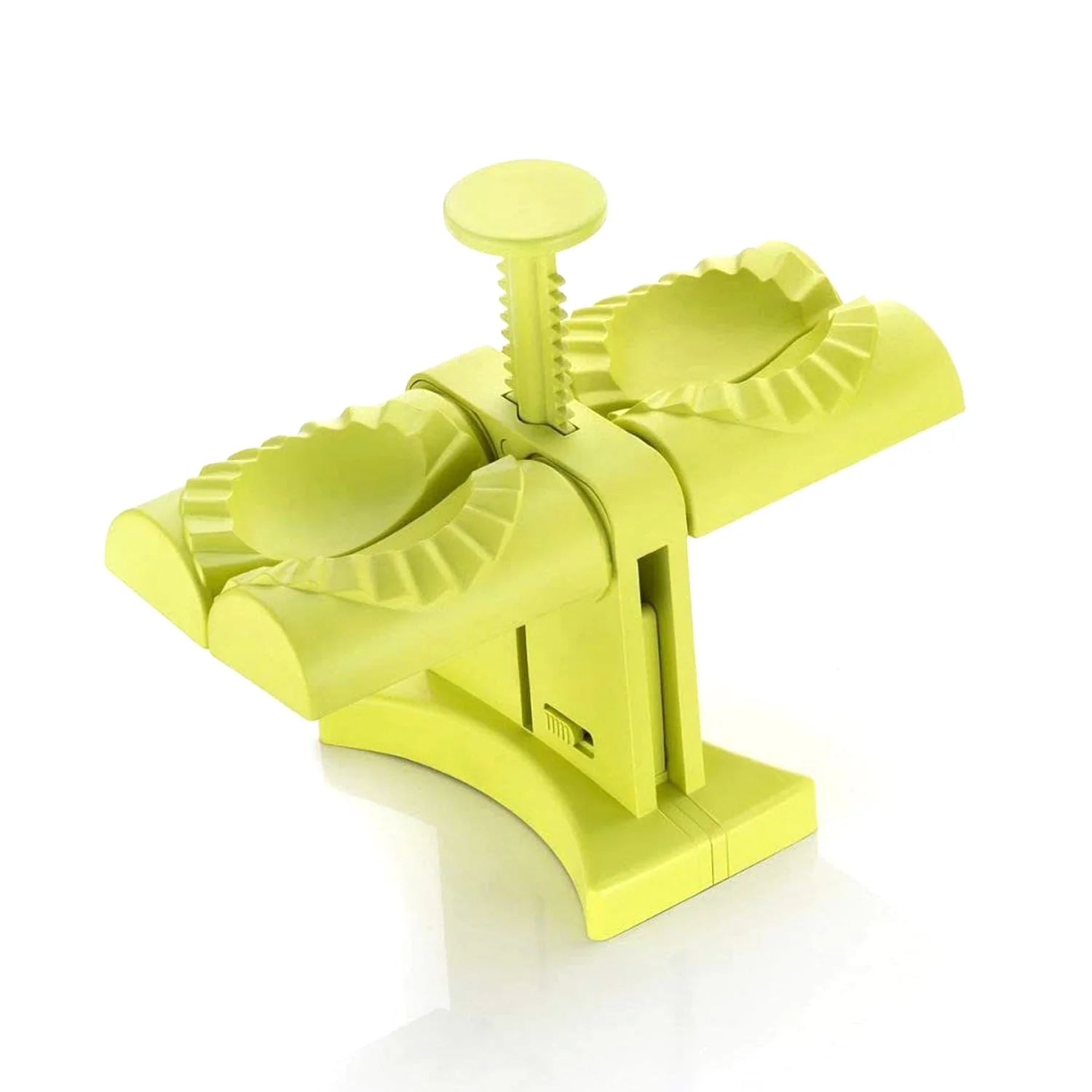 Dumpling Maker Molddouble Head Dumpling Mold Wrap Two At A One Timehousehold Dumpling Maker Mouldeasy-tool For Making Dumplingsdumpling Press Mold Kitchen Accessories (Brown Box)
