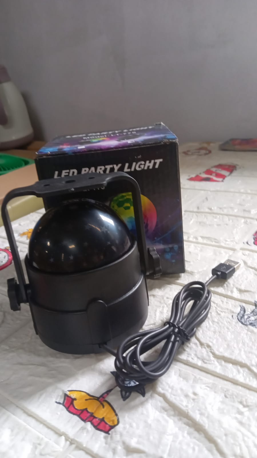 Dj Light Party Disco Light For Home Party Led Disco Ball Colors Pattern  Modes Dancing Light For Room Rotating Bulb Magic Lights For Diwali Wedding Holiday Party Party Gift Kids Birthday
