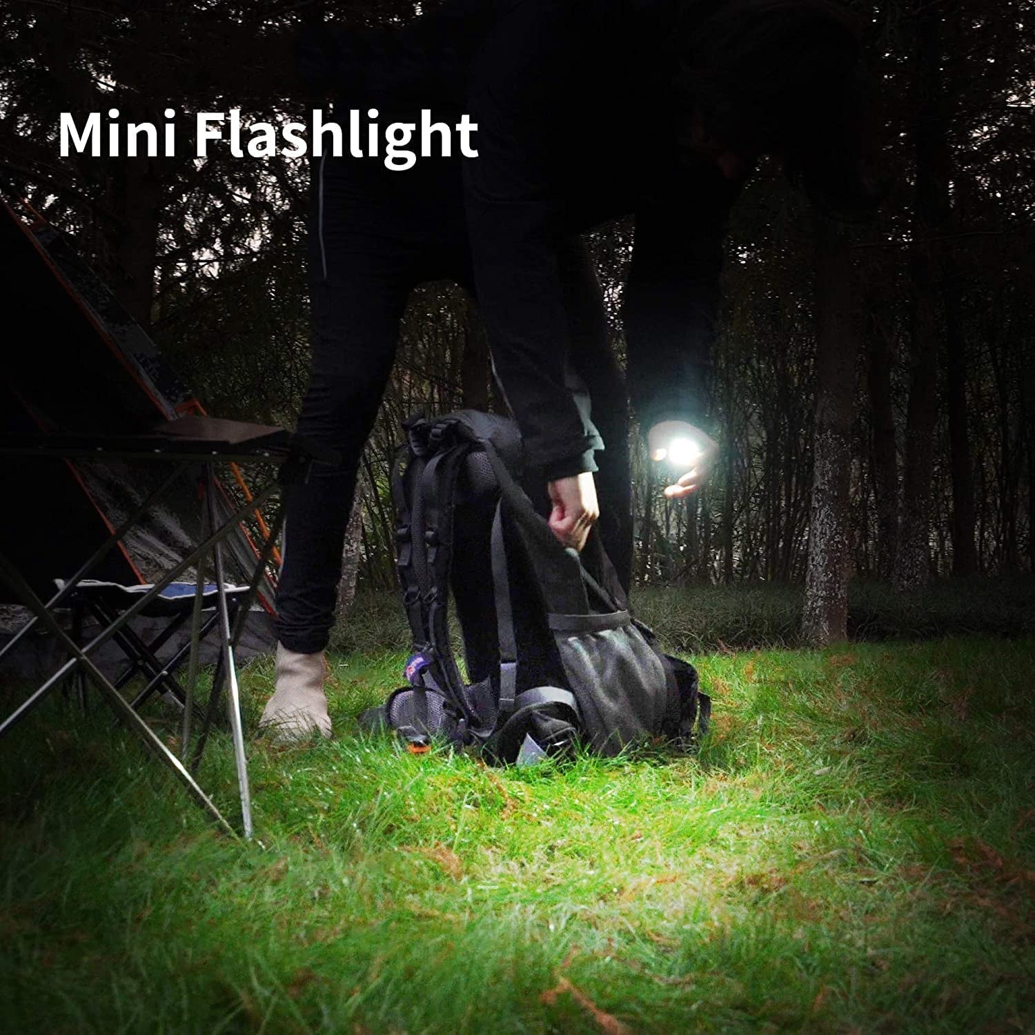 Led Battery Operated Keychain Flashlight Small Work Light Withholding Bracket Bottle Opener For Camping Hiking Emergency (1 Pc  Moq - 36 Pcs)
