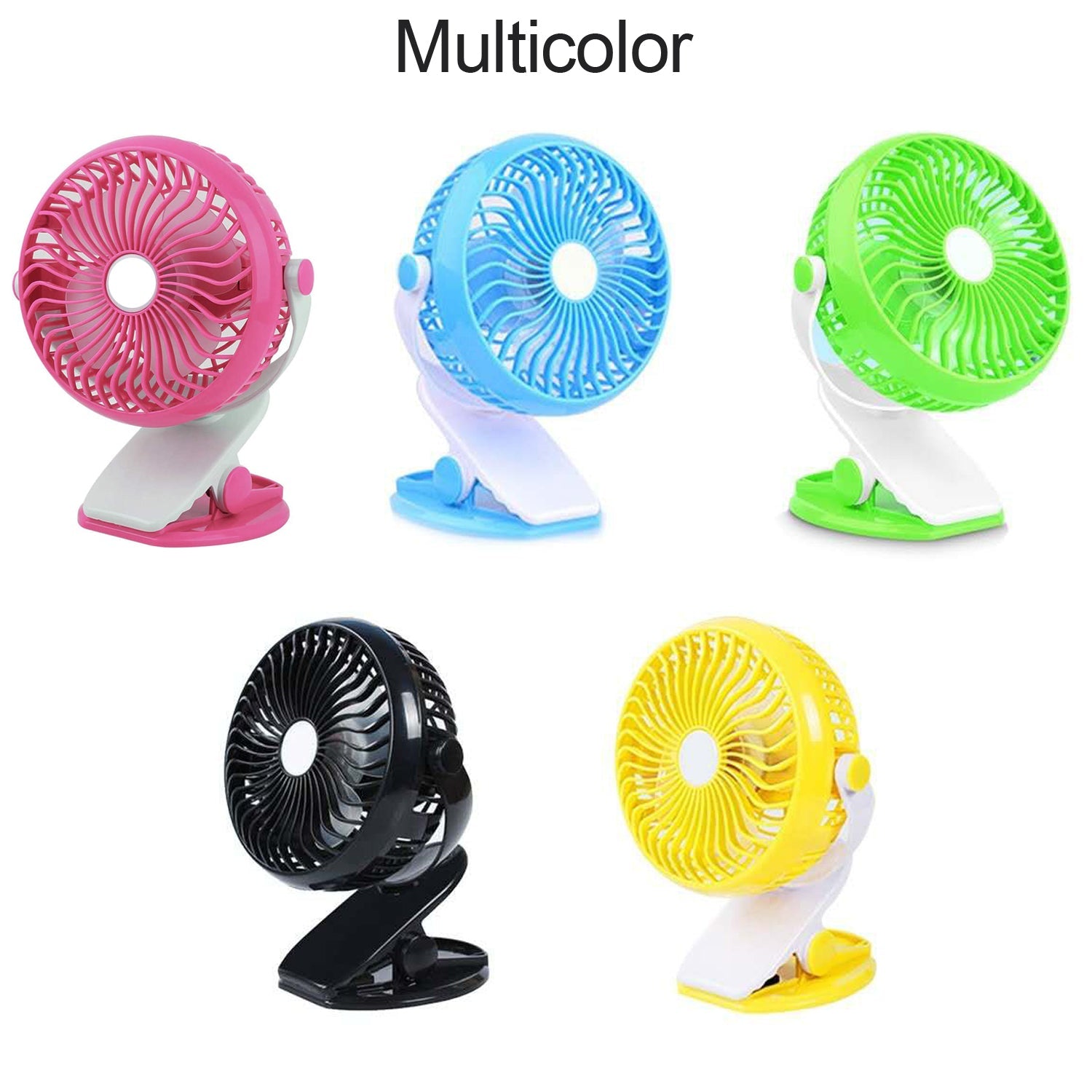 Mini Usb Clip Fan Widely Used In Summers For Cool Down Rooms And Body Purposes. (Battery Not Include)