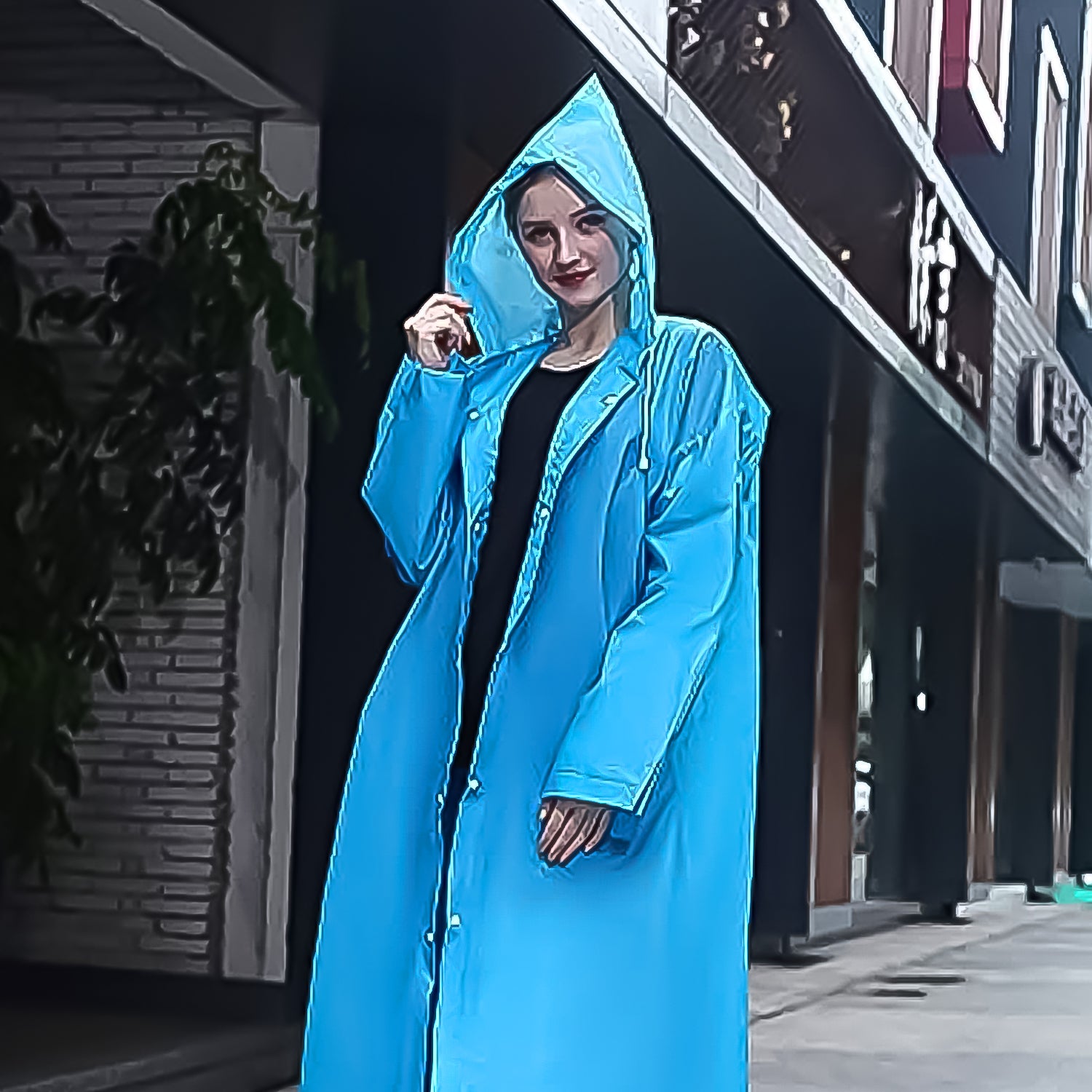 Eva Portable Rain Coat Raincoat Waterproof (1pc)
