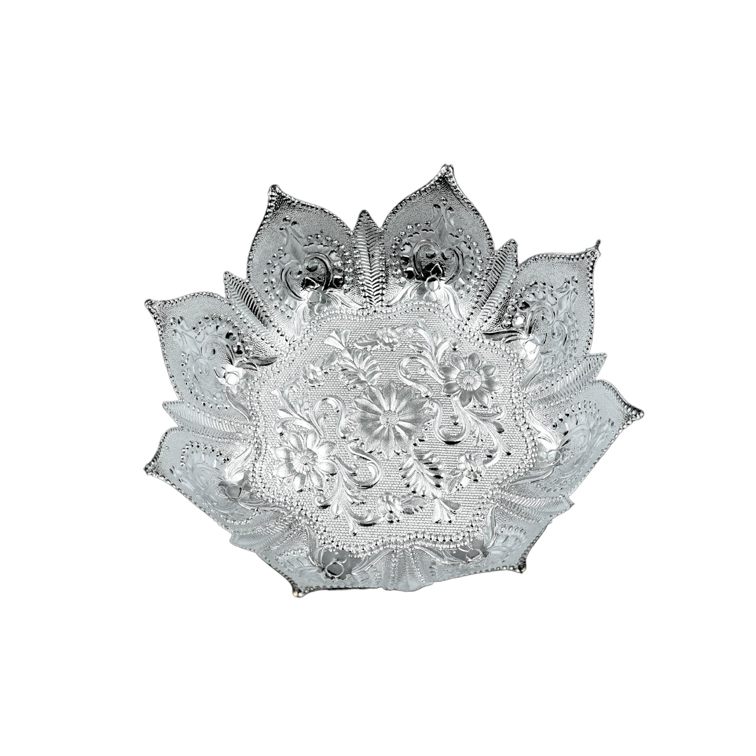 Decorative Mukhwas Serving Tray Serving Mukhwas Plate Fancy Candy Tray Dry Fruit Serving Tray (1 Pc Set)