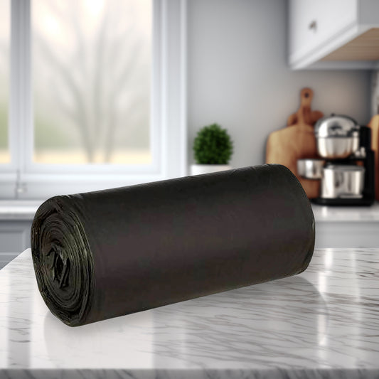 Black Garbage Bags 45x50cm – Durable Dustbin & Trash Bag (1 Pc) for Home, Office & Kitchen Use